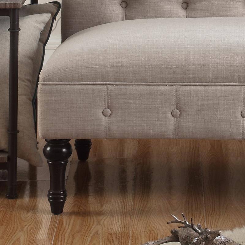 Rosevera LaGuardia Slipper Chair, Chesterfield, Armlesschair