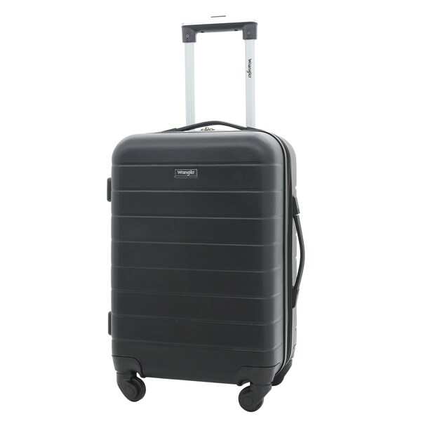 wrangler hardside spinner luggage set with usb port