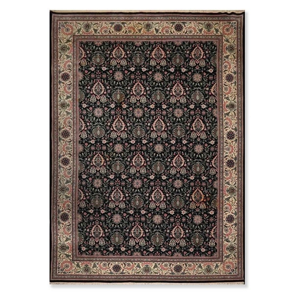 Hand Knotted Wool Persian Oriental Area Rug Traditional 301 KPSI Pak Persian (9'9"x13'9") - 9'9" x 13'9"