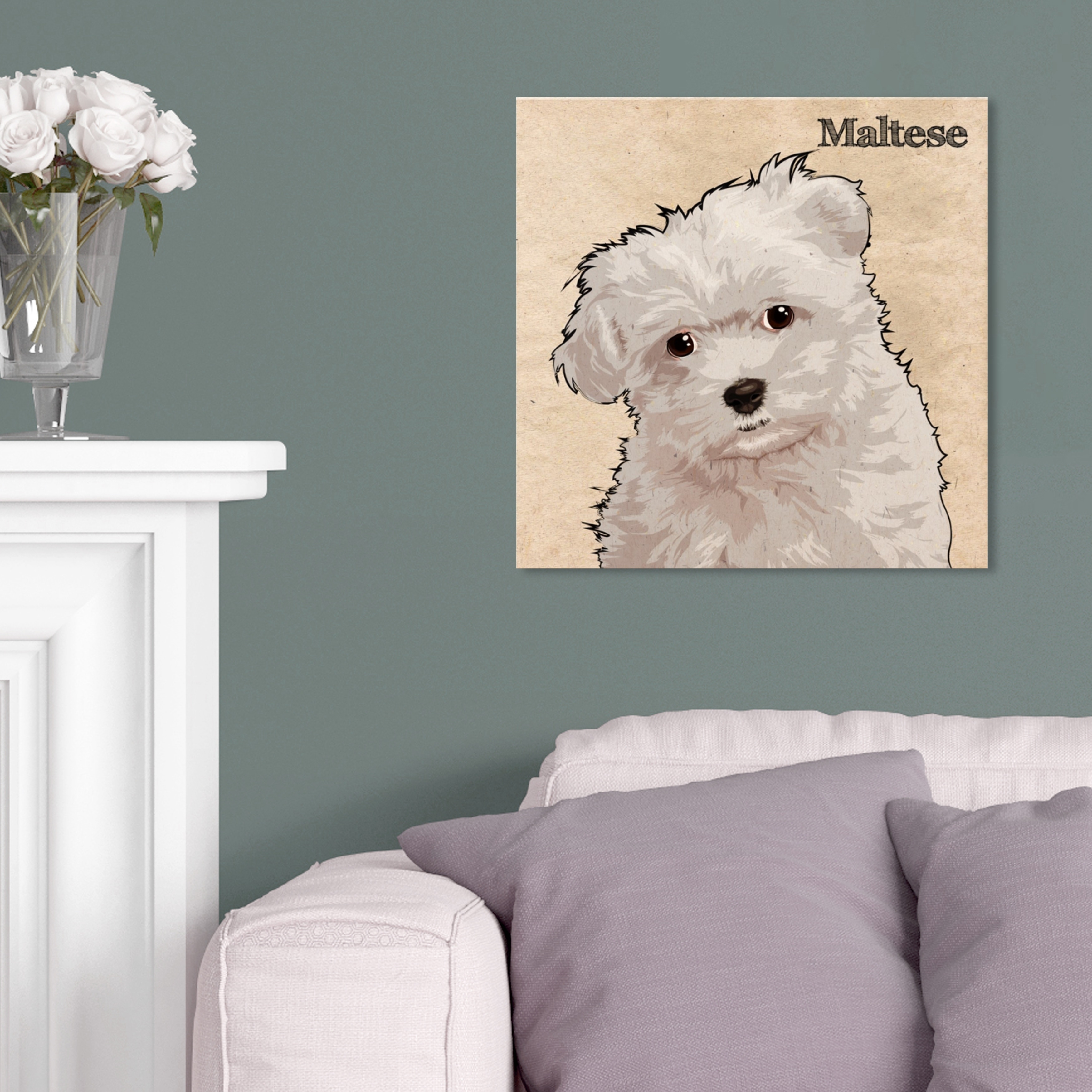 Maltese wall outlet art