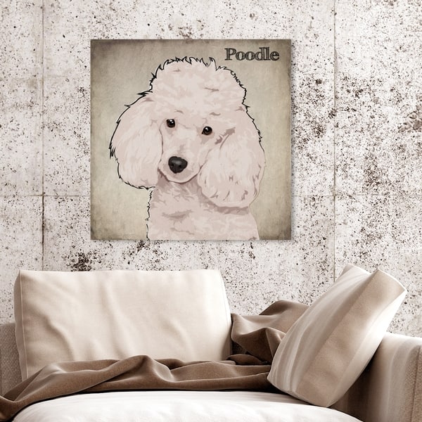 Shop Oliver Gal Poodle Animals Wall Art Canvas Print White Brown Overstock 28595257