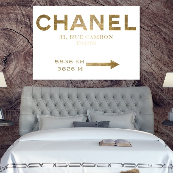 Oliver Gal ちょうどいい 61x41cm Couture Road Sign Minimalist Oliver Gal 'Couture Road Sign Minimalist' Fashion and Glam