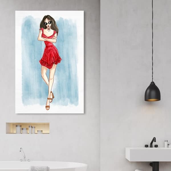 Toilet de Luxe  Fashion and Glam Wall Art by The Oliver Gal