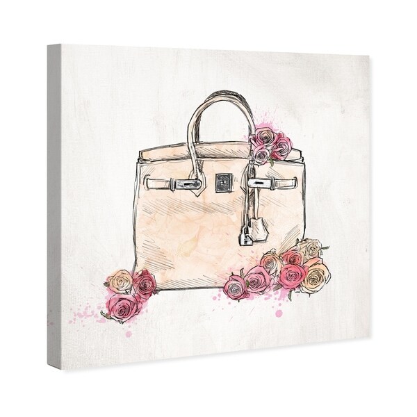 Oliver Gal ' Floral Handbag Scent' Fashion and Glam Wall Art