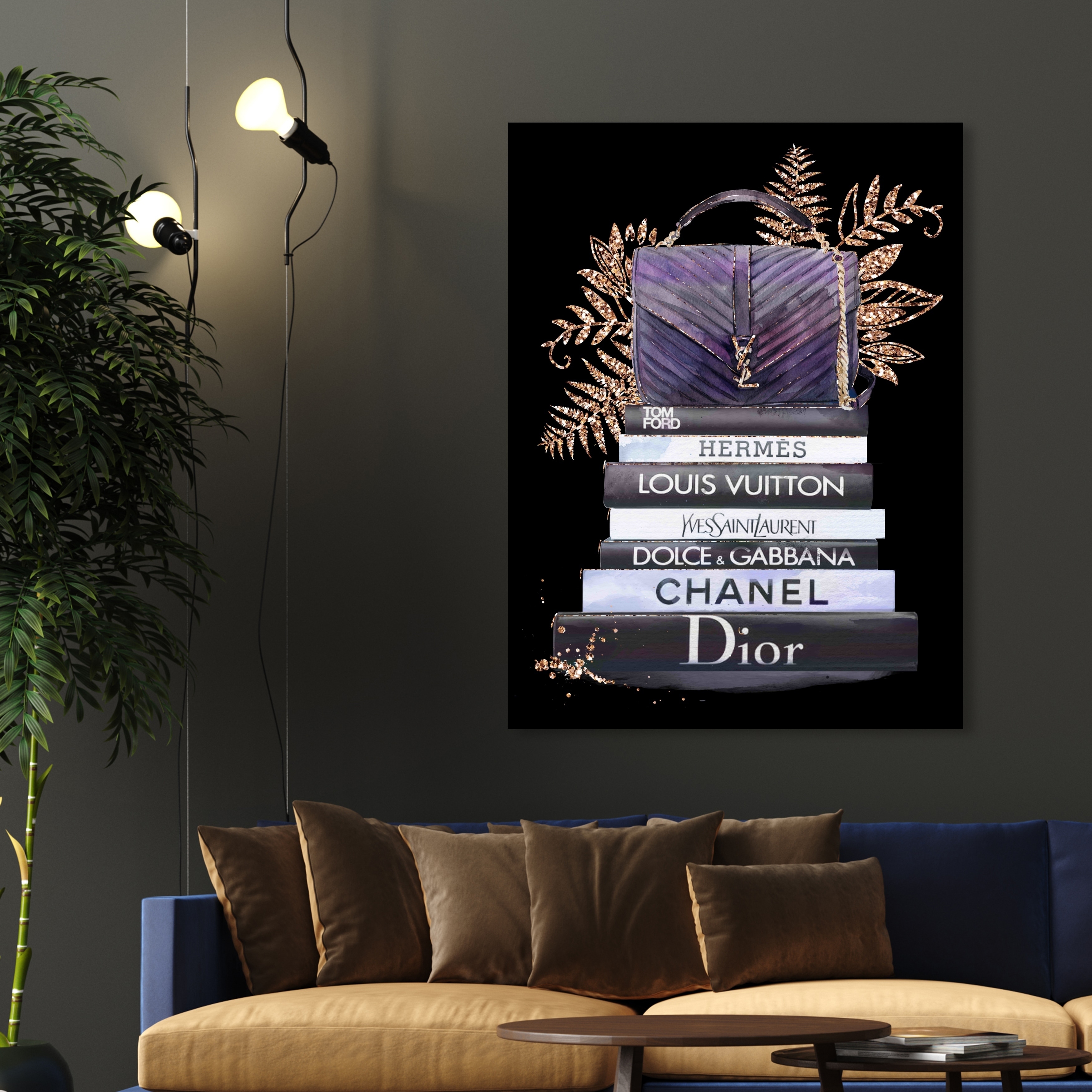 Oliver Gal Love My Purse Daytime Fashion & Glam Purple Wall Art Canvas  Print By The Artist Co. - ShopStyle