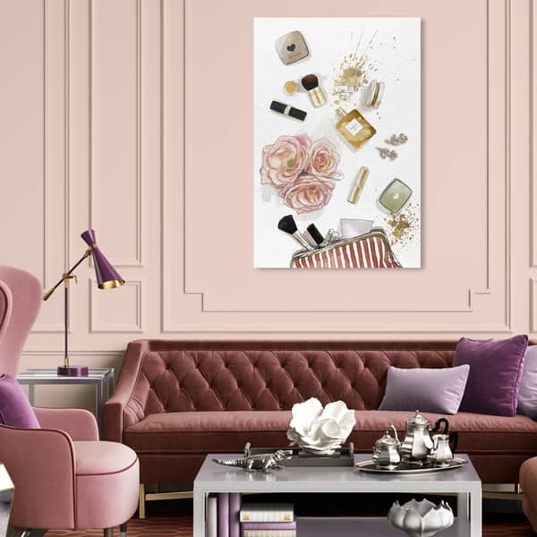 Bags, Bags, Bags- Purple  Fashion and Glam Wall Art by Oliver Gal