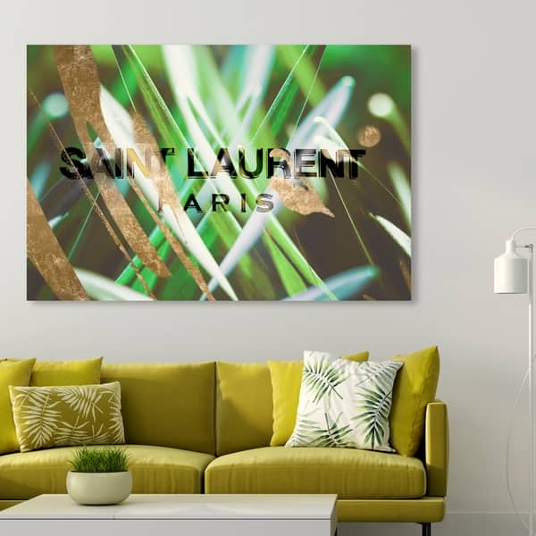 Oliver Gal LV Garden 16 Square Canvas Wall Art - Style #23J33