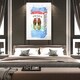 preview thumbnail 1 of 9, Oliver Gal 'Milano Milk' Fashion and Glam Wall Art Canvas Print - White, Red 30 x 45