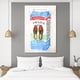 preview thumbnail 8 of 9, Oliver Gal 'Milano Milk' Fashion and Glam Wall Art Canvas Print - White, Red