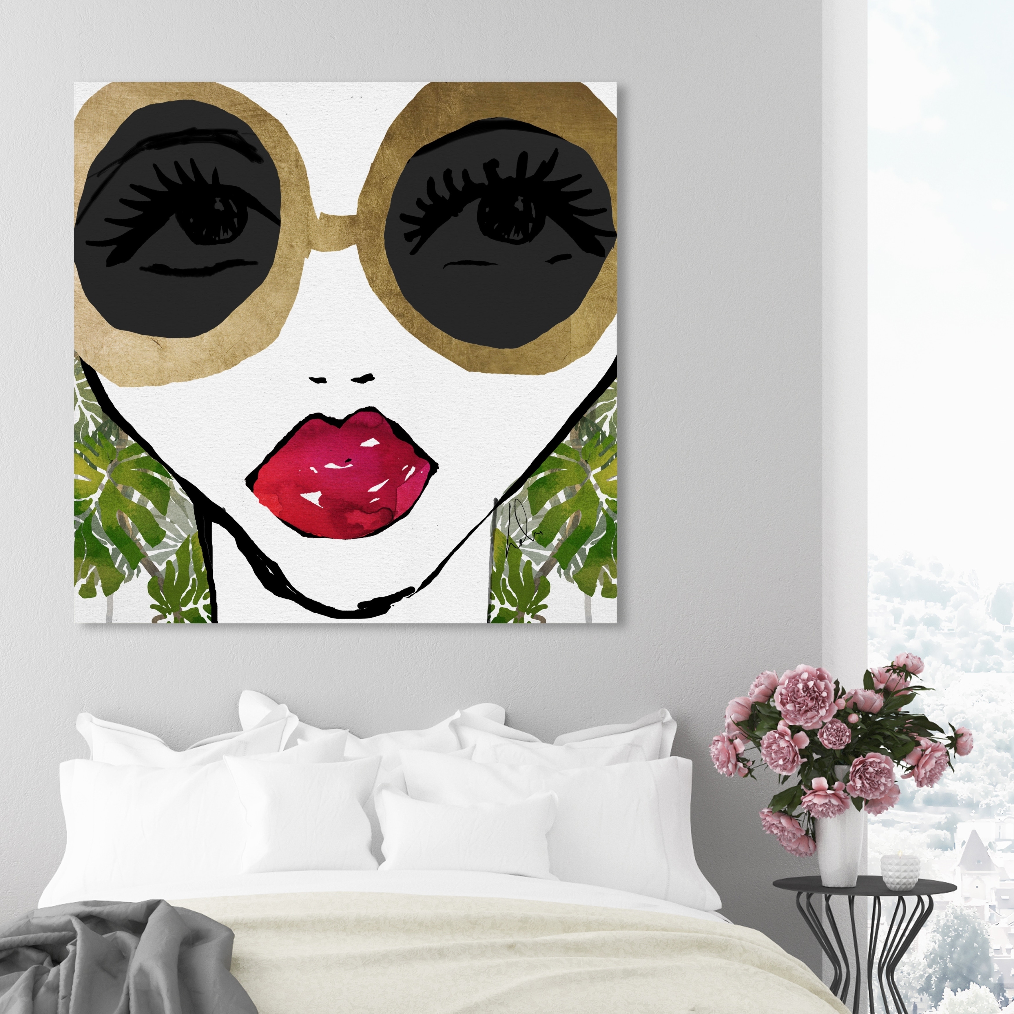 Oliver Gal 'Ready For The Jungle' Fashion and Glam Wall Art Canvas