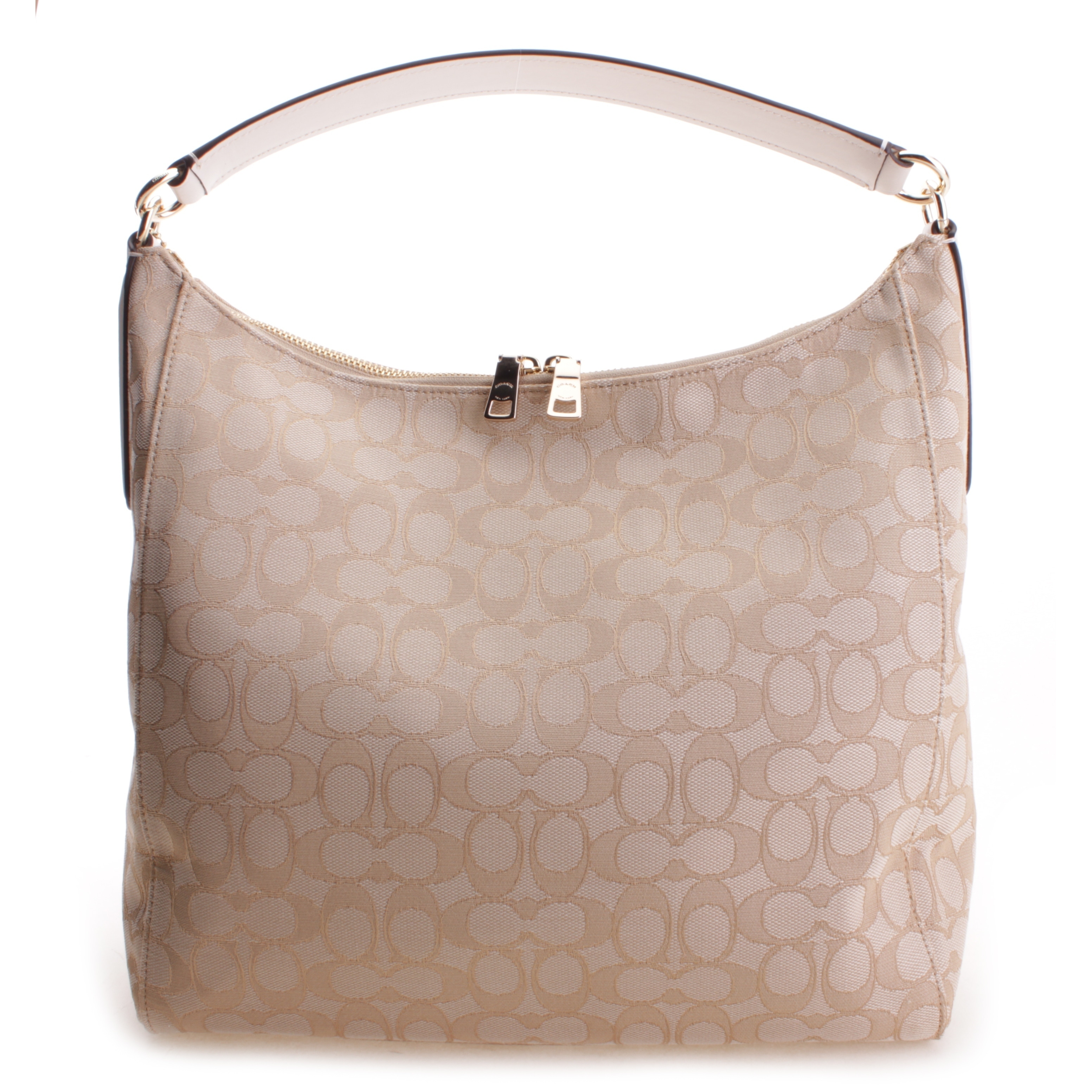 coach signature hobo shoulder bag