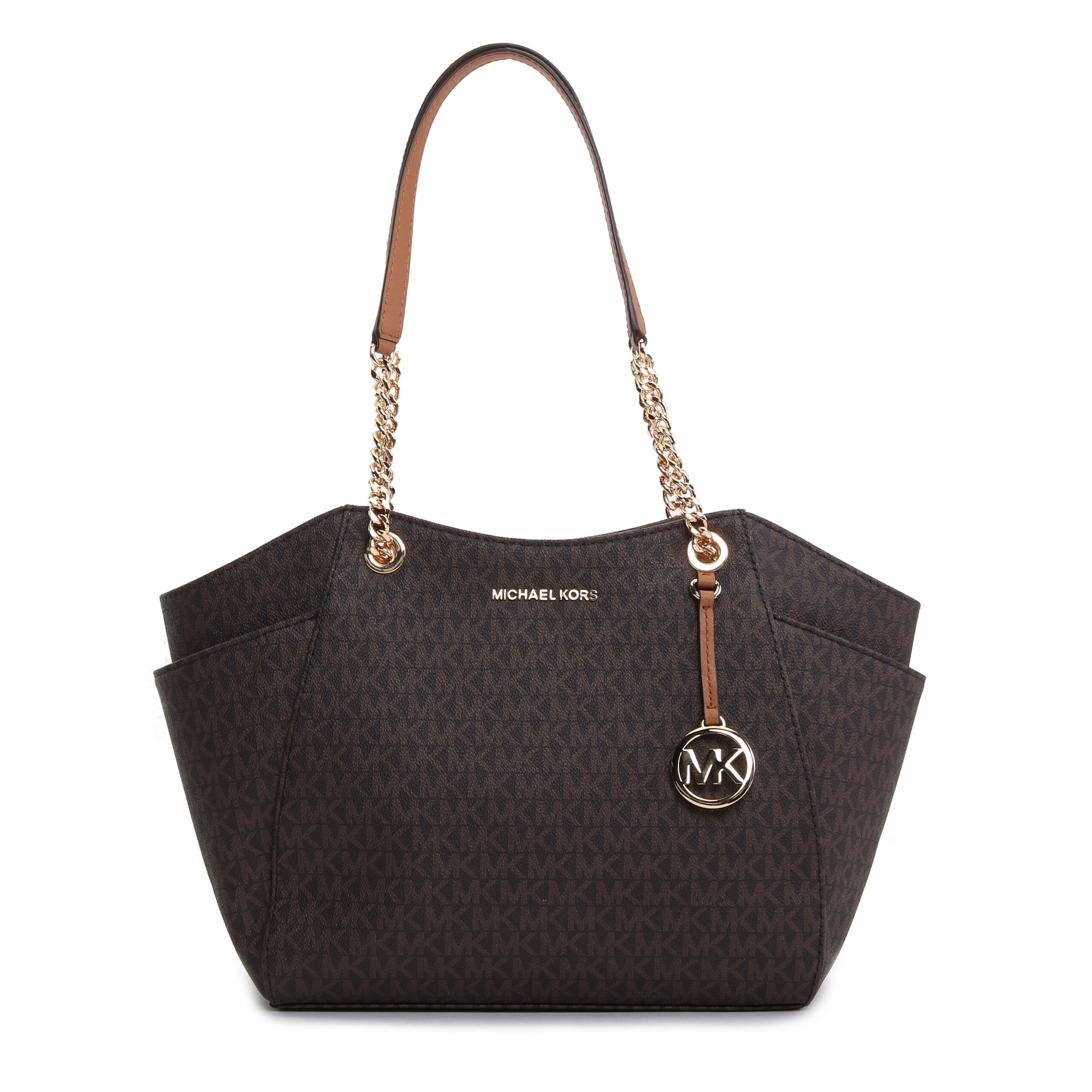 michael michael kors signature jet set chain shoulder tote