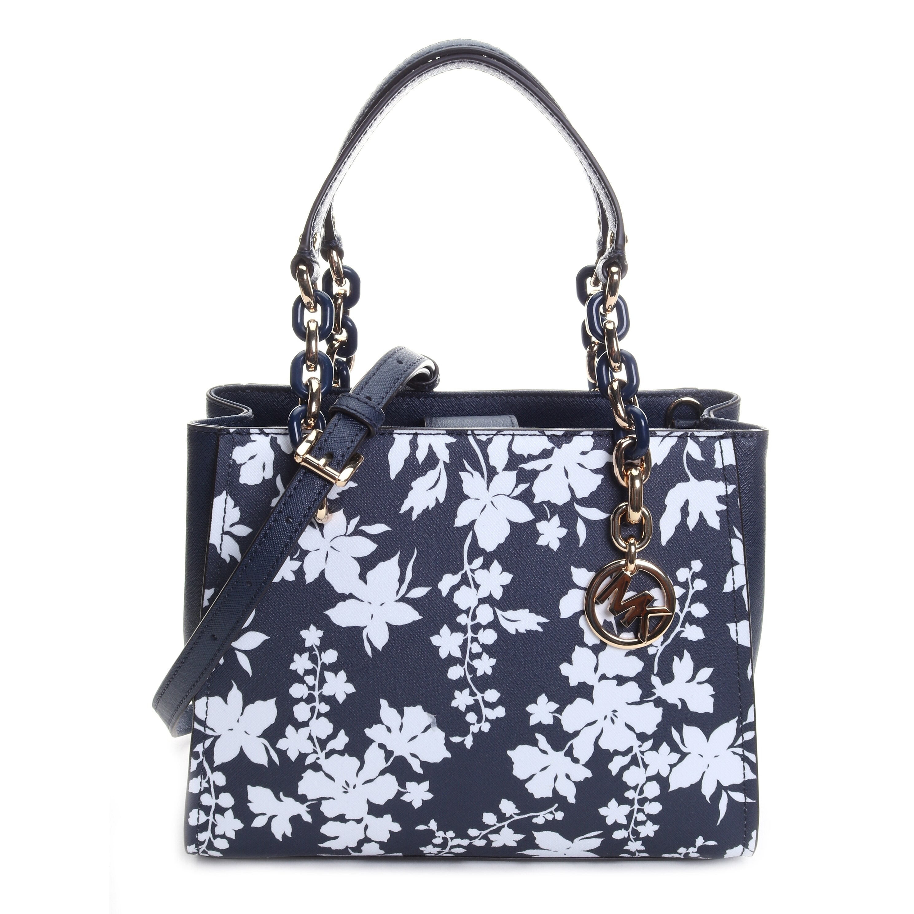 michael kors floral tote