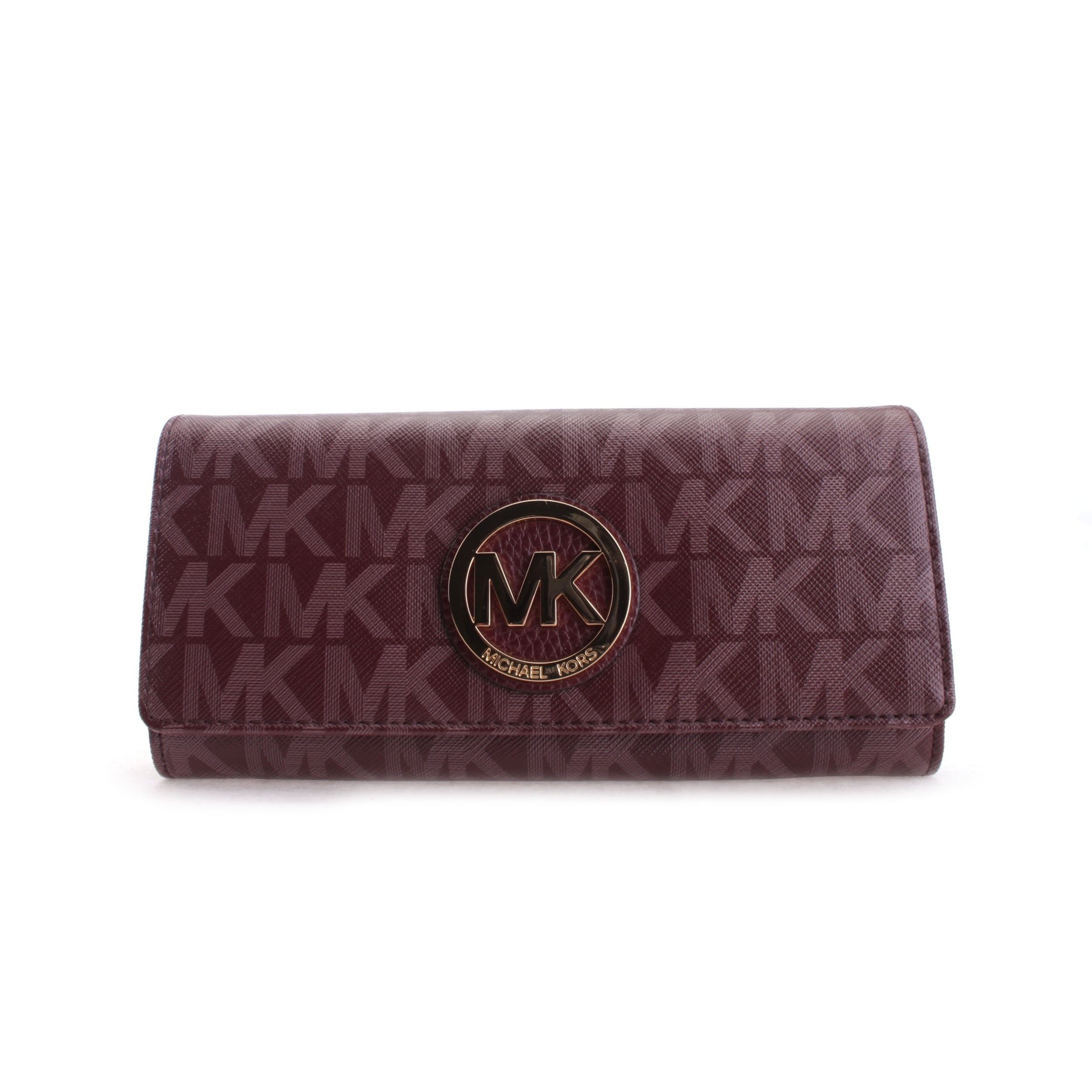 michael kors fulton flap wallet