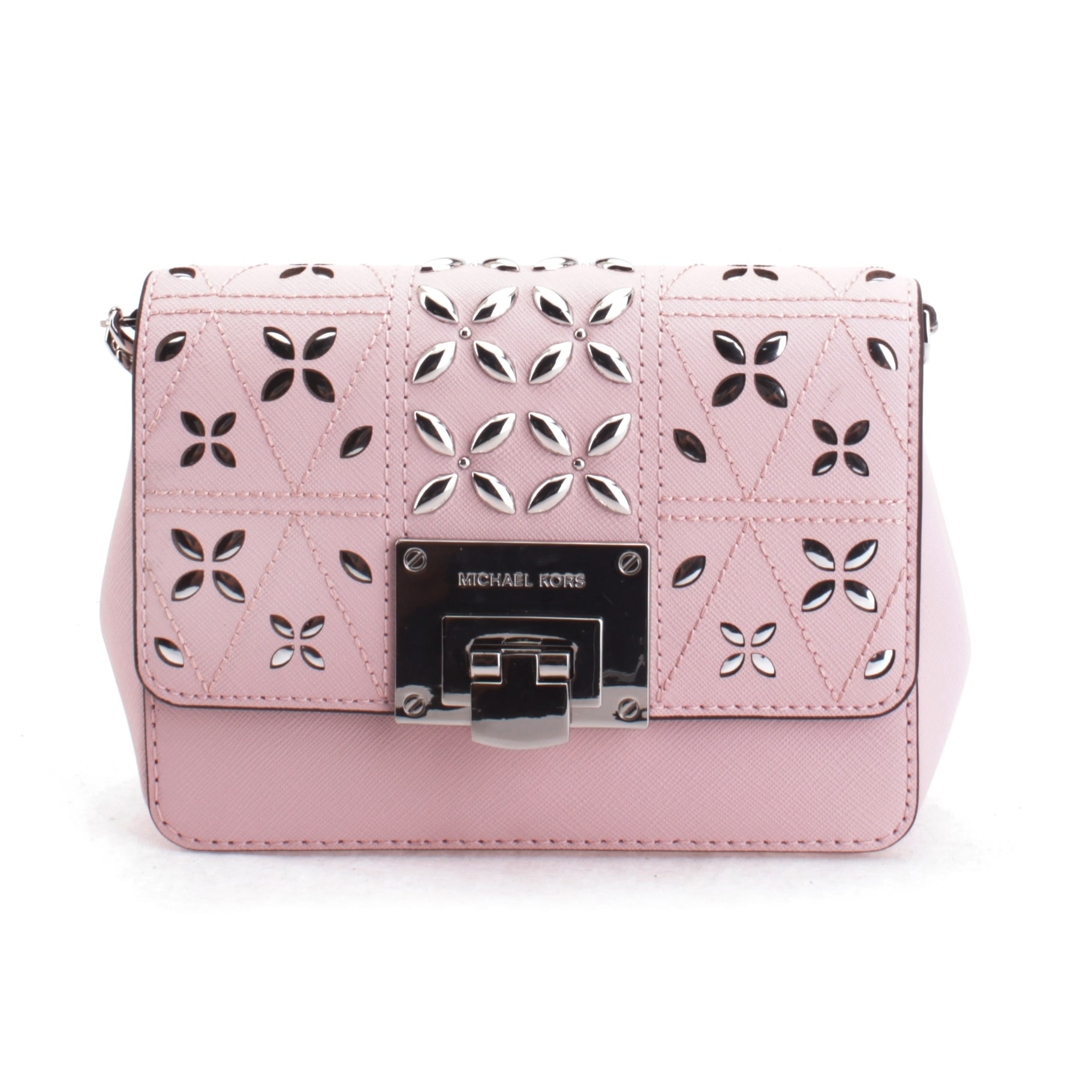 michael kors pink clutch