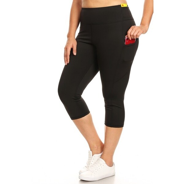 plus size capris with pockets