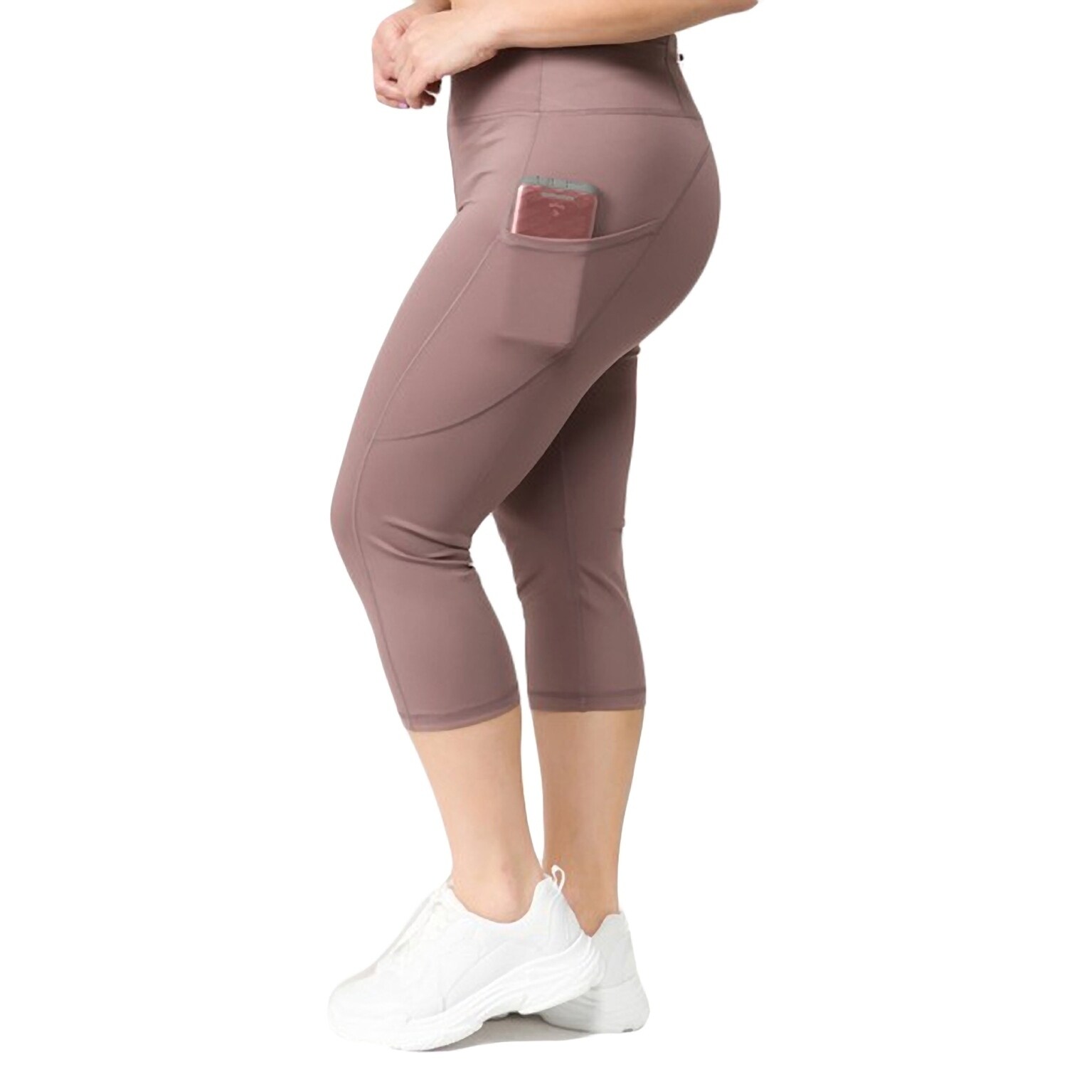 plus size capri leggings with pockets