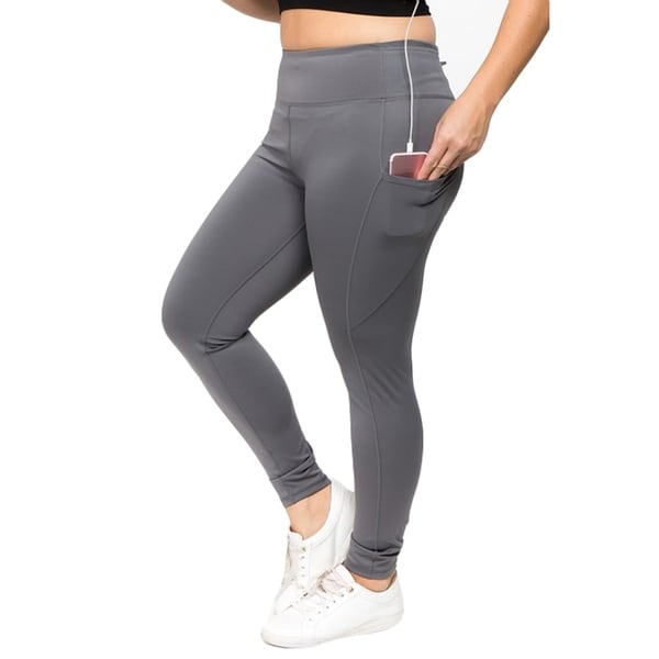 plus size workout leggings with pockets