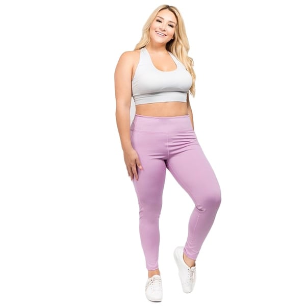 workout leggings with pockets plus size