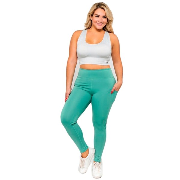 high waisted gym leggings plus size