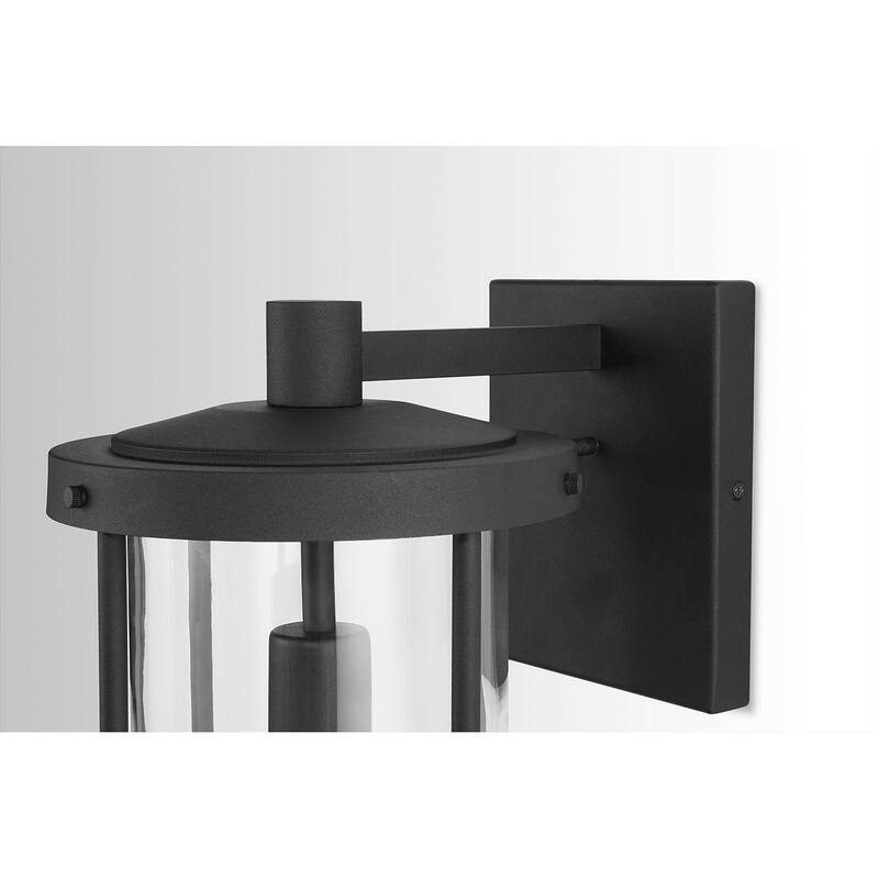 Corbin 1-light Black Outdoor Wall Lantern