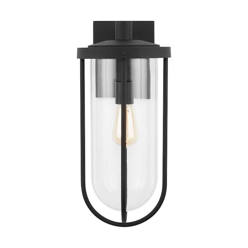 Corbin 1-light Black Outdoor Wall Lantern