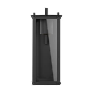 Hunt 1-light Black Outdoor LED Wall Lantern