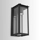 preview thumbnail 4 of 2, Hunt 1-light Black Outdoor LED Wall Lantern