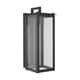 preview thumbnail 2 of 2, Hunt 1-light Black Outdoor LED Wall Lantern