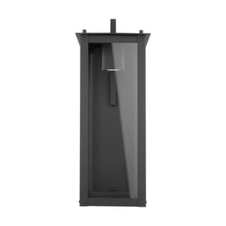 Hunt 1-light Black Outdoor LED Wall Lantern