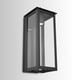 preview thumbnail 4 of 2, Hunt 1-light Black Outdoor LED Wall Lantern