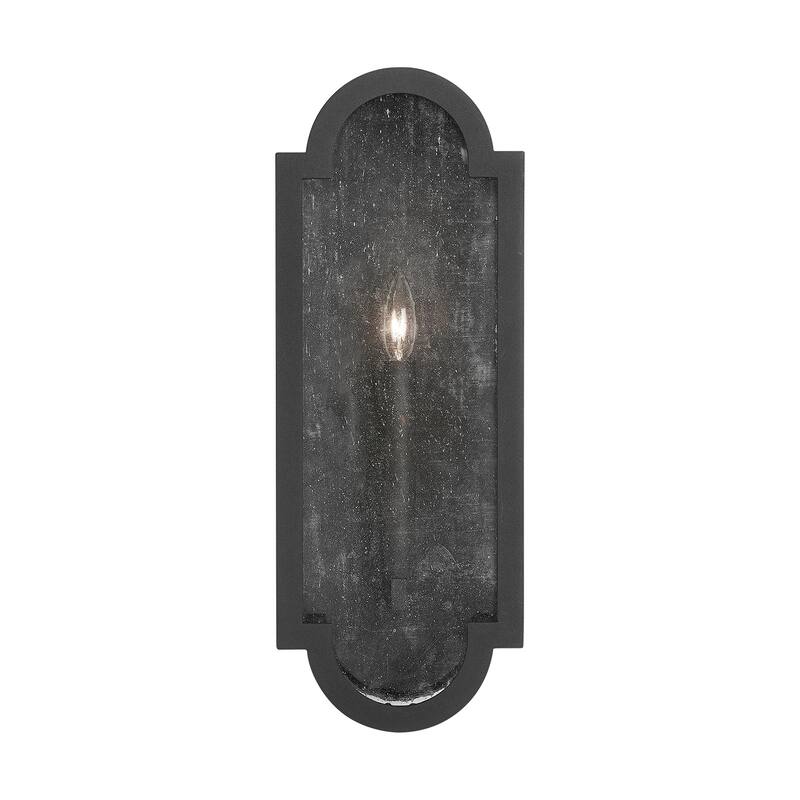 Monroe 1-light Black Outdoor Wall Lantern