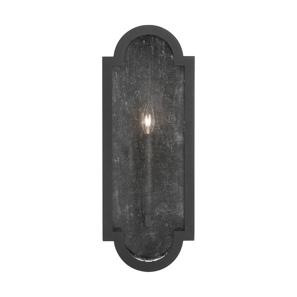 Monroe 1-light Black Outdoor Wall Lantern