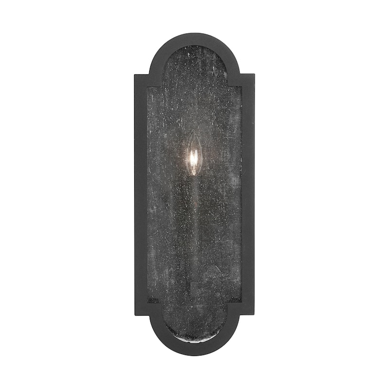 Monroe 1-light Black Outdoor Wall Lantern