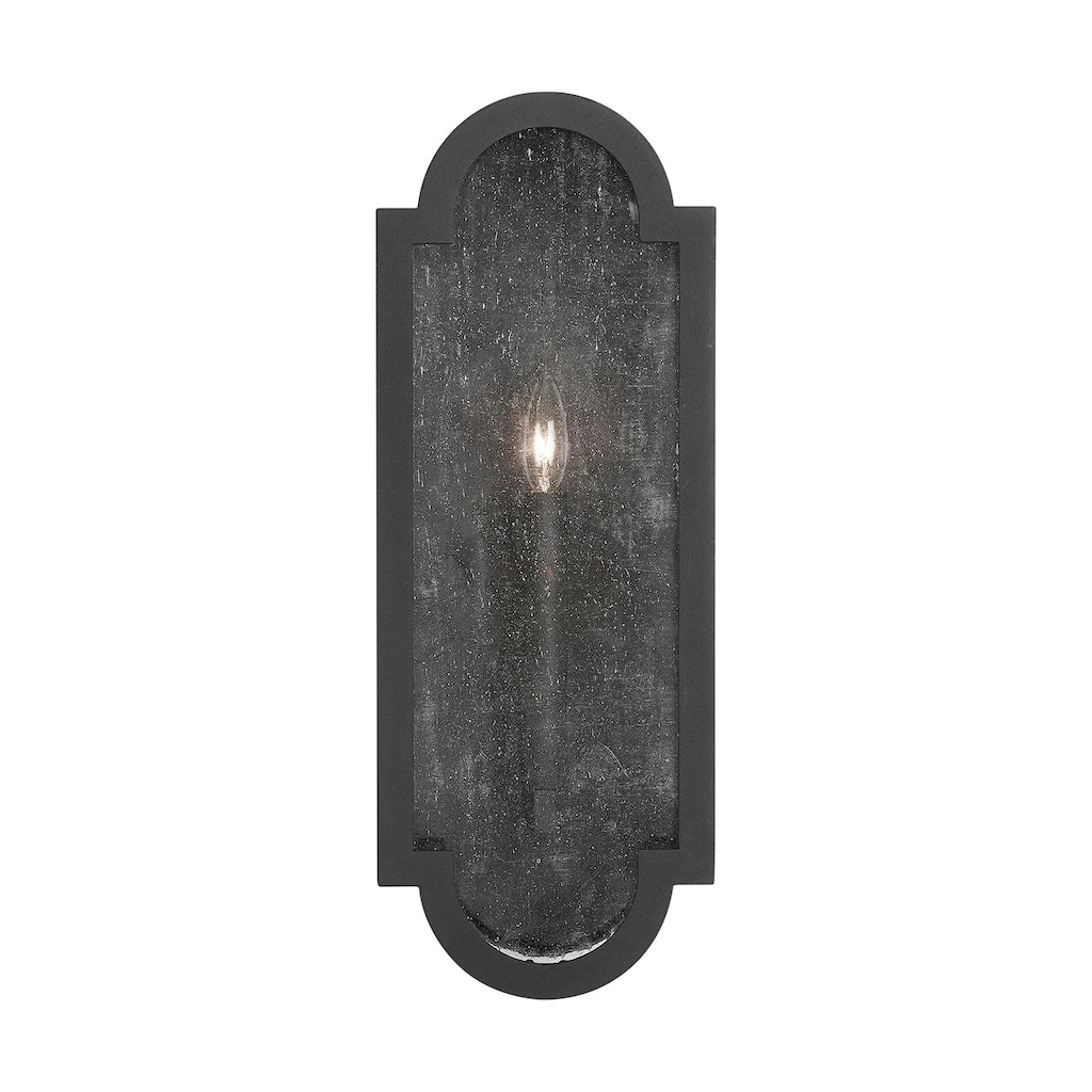 Monroe 1-light Black Outdoor Wall Lantern