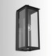 preview thumbnail 4 of 2, Hunt 1-light Black Outdoor Wall Lantern