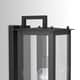 preview thumbnail 3 of 2, Hunt 1-light Black Outdoor Wall Lantern