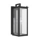 preview thumbnail 3 of 2, Hunt 1-light Black Outdoor Wall Lantern