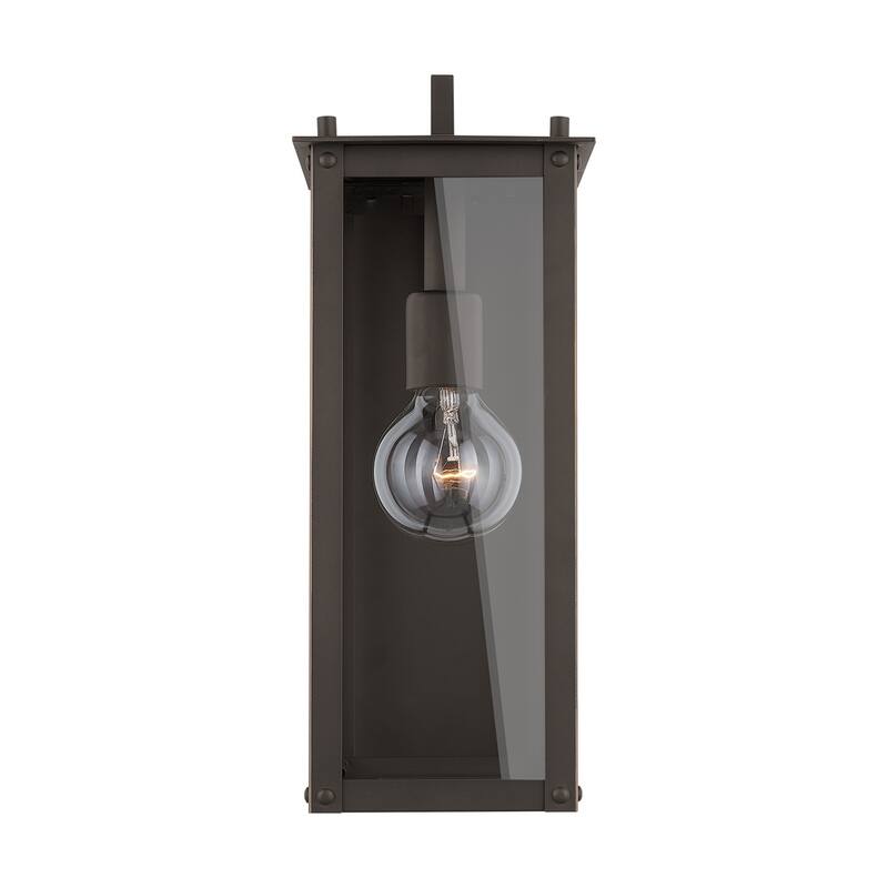 Hunt 1-light Oiled Bronze Outdoor Wall Lantern - N/A