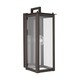 preview thumbnail 2 of 2, Hunt 1-light Oiled Bronze Outdoor Wall Lantern