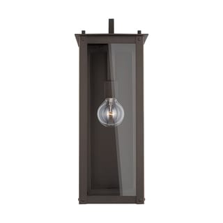 Hunt 1-light Oiled Bronze Outdoor Wall Lantern