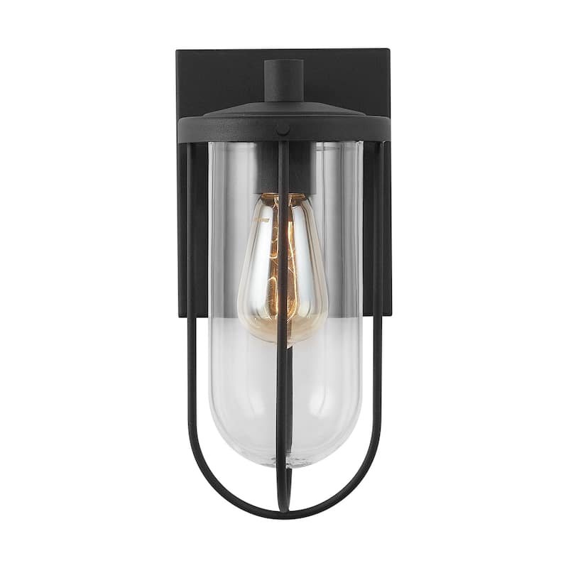 Corbin 1-light Black Outdoor Wall Lantern