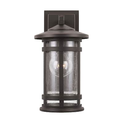 Mission Hills 1-light Oiled Bronze Outdoor Wall Lantern