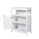 Kinbor Bathroom Floor Cabinet Free Standing Storage Organizer with Double Door and Adjustable Shelf - Thumbnail 3