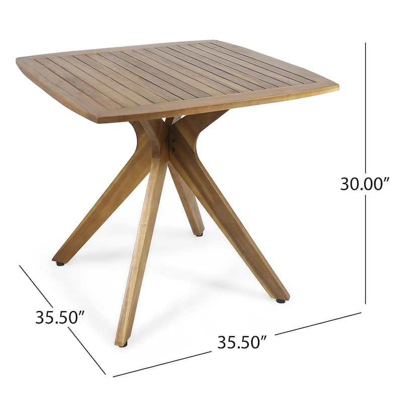 Alondra Acacia Wood 5-piece Dining Set by Christopher Knight Home