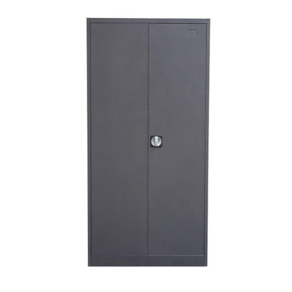 Shop Spacious Two Door Metal Closet With Safe And Key Lock Entry