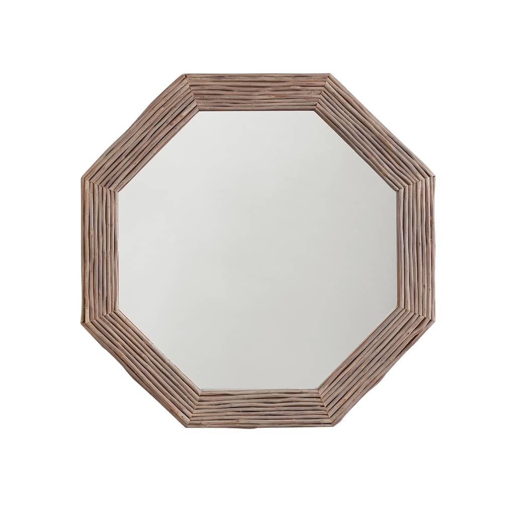Light Grey Wash Wood Framed Mirror - Light Grey Wash
