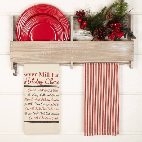 Shop White Farmhouse Holiday Decor Vhc Sawyer Mill Holidays Chores