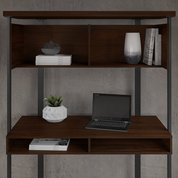 Shop Bush Furniture Architect Small Computer Desk With Hutch On