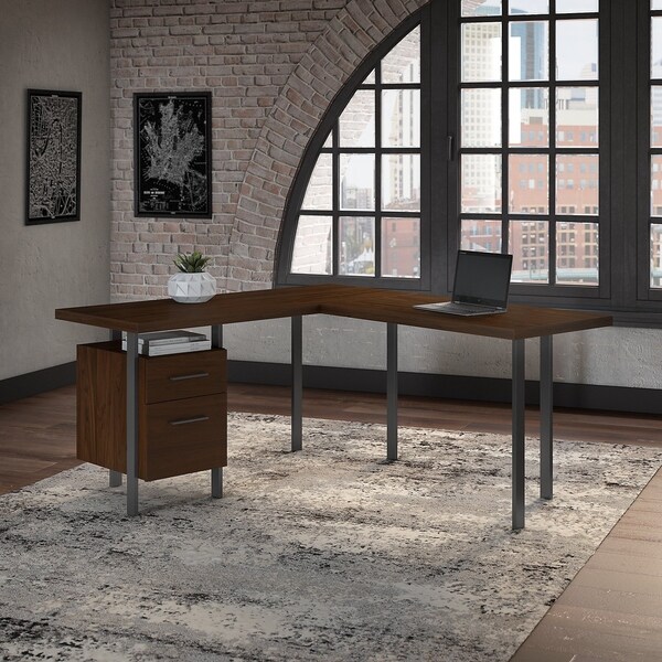 Copper Grove Adelphi L-shaped Desk with Drawers